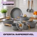 Jogo de Panelas Imperial™ em Cerâmica Premium com Tampas de Vidro Temperado