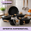 Jogo de Panelas Imperial™ em Cerâmica Premium com Tampas de Vidro Temperado