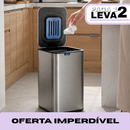 [LEVE 2 PAGUE 1] Lixeira Smart Anti Odores em Aço Inox com Abertura Automática