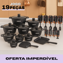Conjunto de Panelas de Cerâmica 19 Peças Antiaderentes [ÚLTIMAS UNIDADES]