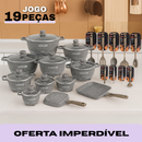 Conjunto de Panelas de Cerâmica 19 Peças Antiaderentes [ÚLTIMAS UNIDADES]