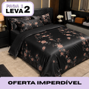 [LEVE 2 PAGUE 1] Jogo de Cama 4 Peças em Algodão e Malha Seda Gelo (Beleza e Conforto em Harmonia)