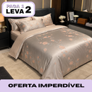 [LEVE 2 PAGUE 1] Jogo de Cama 4 Peças em Algodão e Malha Seda Gelo (Beleza e Conforto em Harmonia)