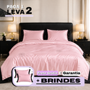 [LEVE 2 PAGUE 1] Edredom Valentina em Cetim e Seda Gelo (Beleza que Aconchega) +2 BRINDES: Capas para Travesseiro