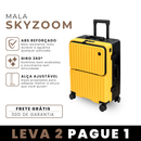 [LEVE 2 PAGUE 1] Mala de Viagem SkyZoom em ABS com Rodinhas 360° Alça Ajustável e Fechamento com Senha